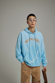 Gradient Color Front Pocket Hoodie