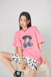 Cherry Logo Overfit T-Shirt