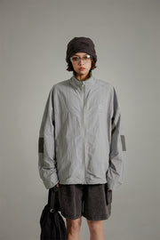 Star Circle Zip-Up Field Jacket