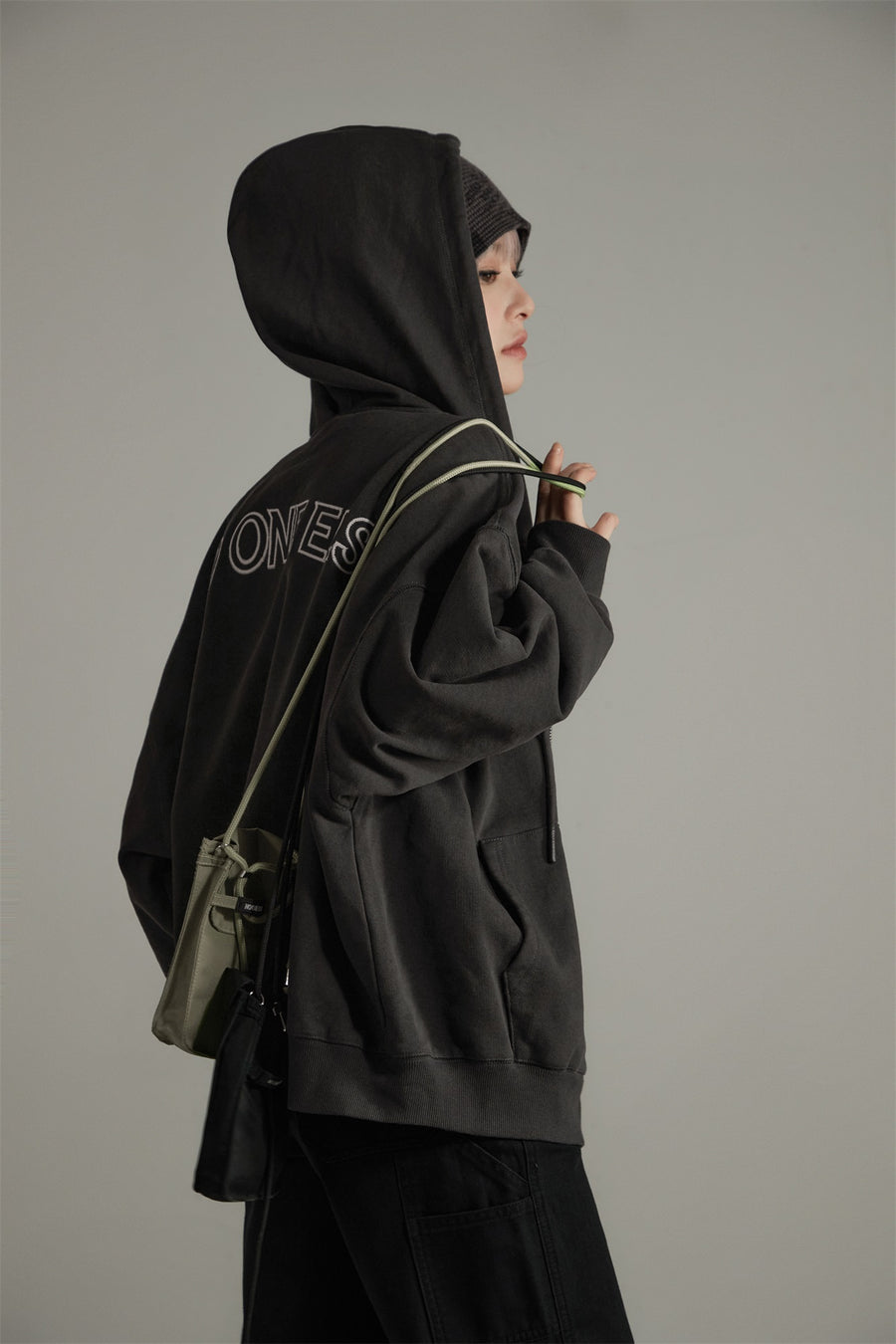 CHUU Daily Two-Way Zip-Up Hoodie