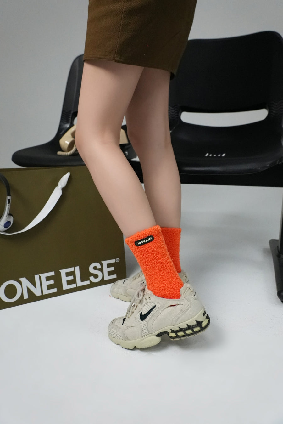 CHUU Fleece Ankle Socks