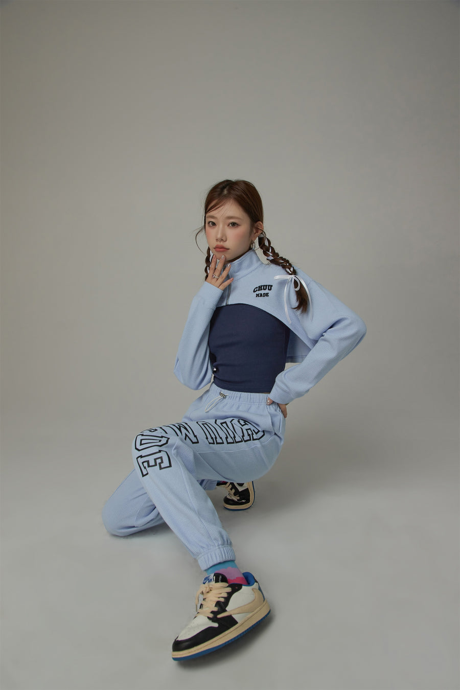 CHUU Chuu Made Logo Jogger Pants