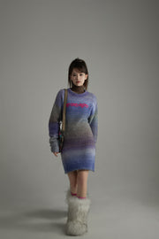 Gradient Knit Dress