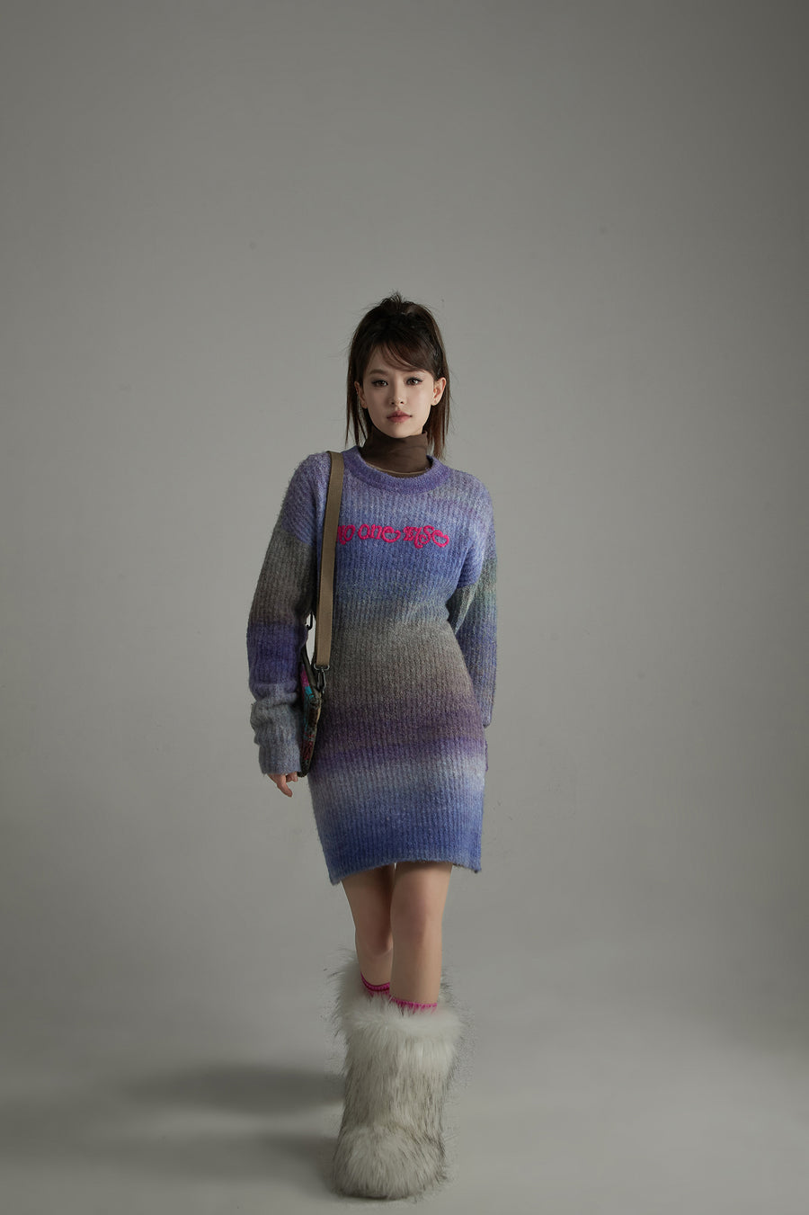 CHUU Gradient Knit Dress