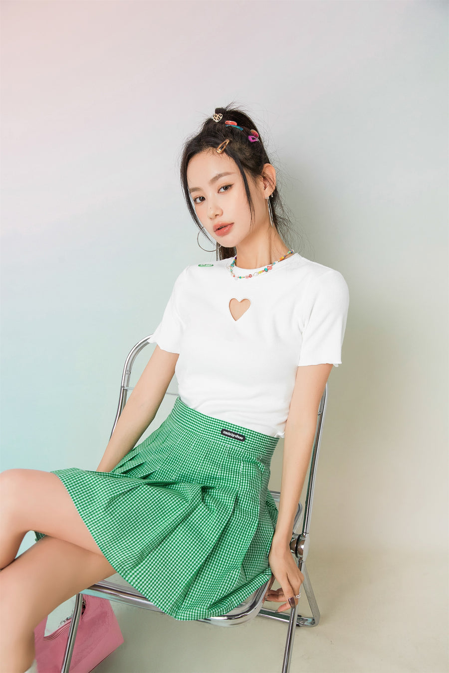 CHUU Oh So Sweet Cutout T-Shirt