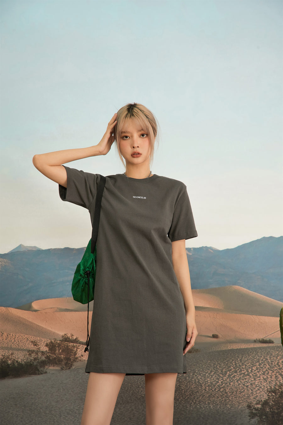 CHUU Add In Some Magic T-Shirt Dress