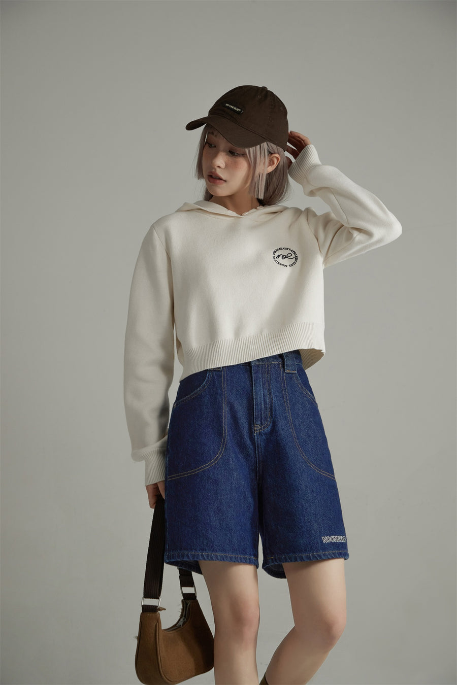 CHUU Wide Denim Shorts