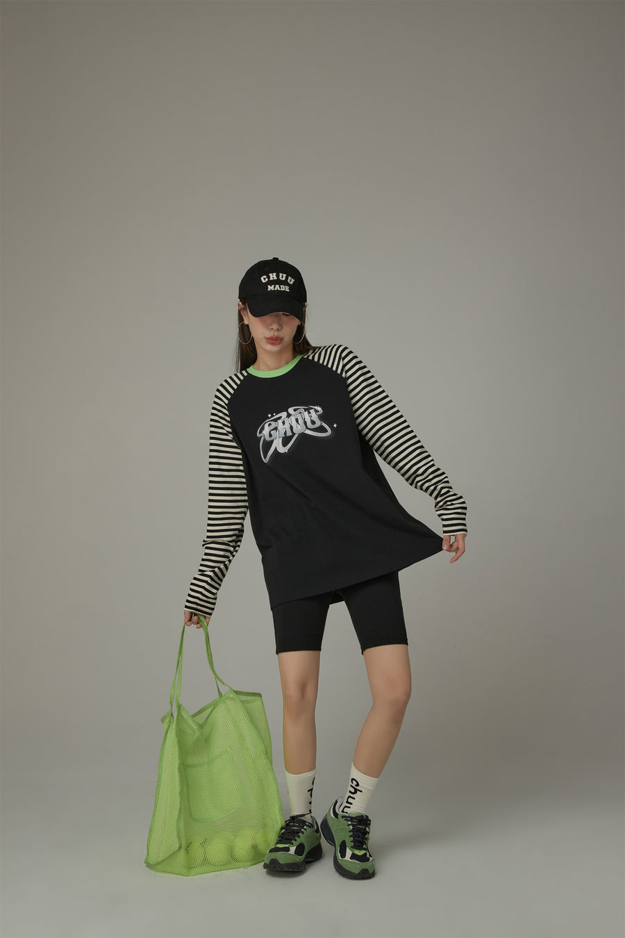 CHUU Contrast Raglan T-Shirt