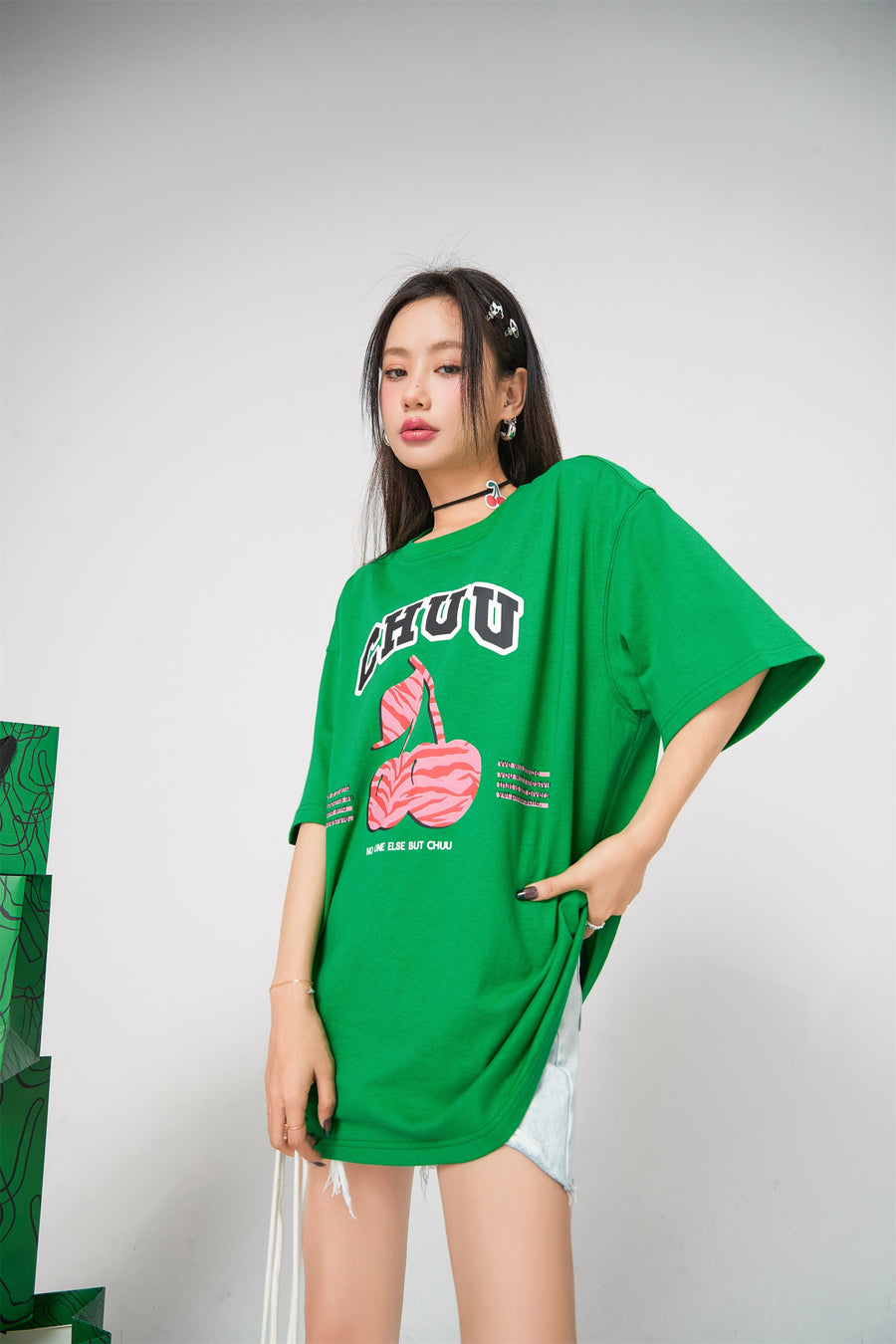 CHUU A Big Time For Manifestation Printed T-Shirt