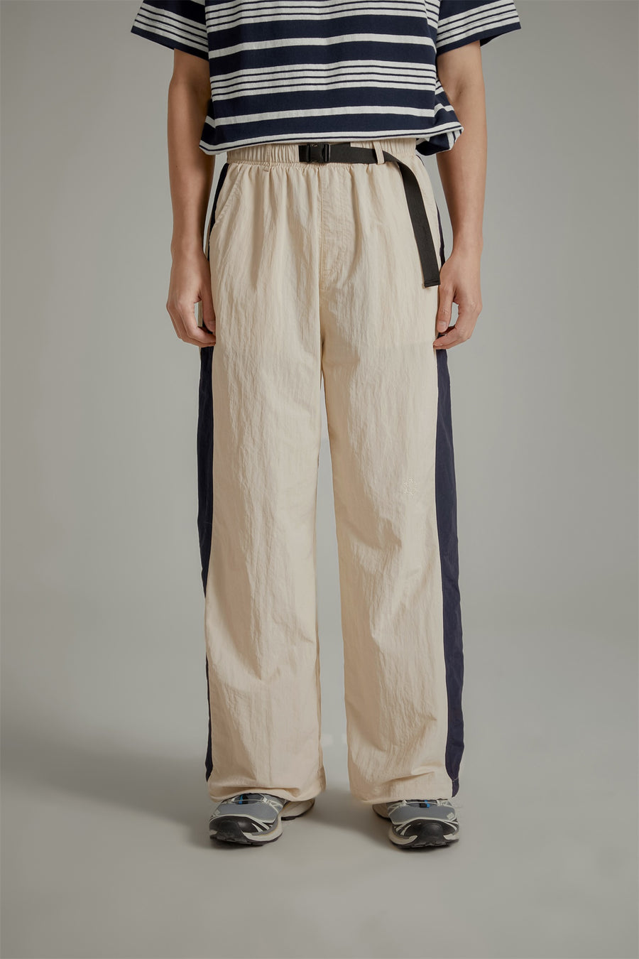 CHUU Color Bands Wide Summer Jogger Pants