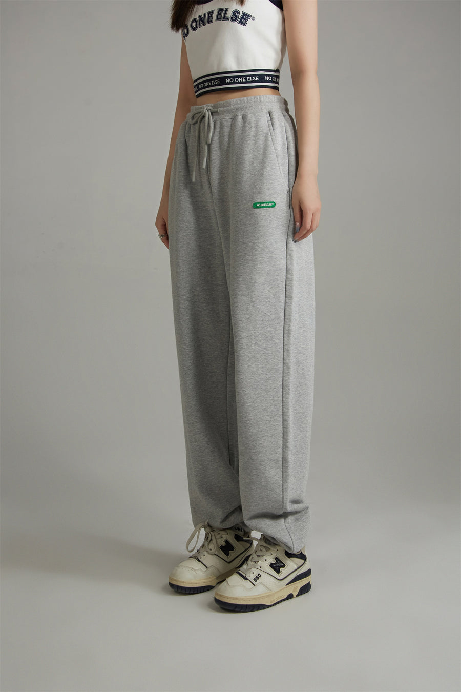 CHUU High Waist Loose Fit Jogger Pants