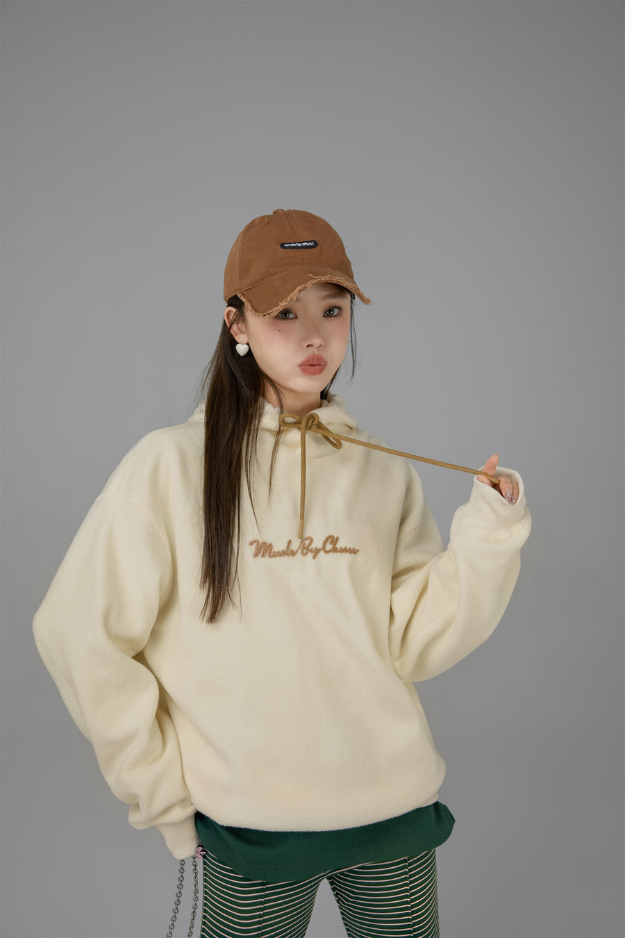 CHUU Candy Coated Fleece Hoodie