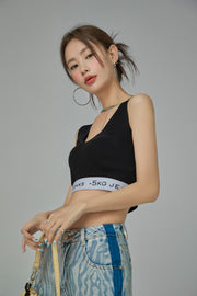 '-5Kg Jeans Knit Bra Top