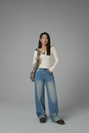 Chuu Babe Loose Fit Denim Jeans