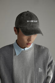 No One Else Embroidered Cotton Cap