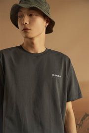 Noe Club Basic Printed Loose Fit T-Shirt