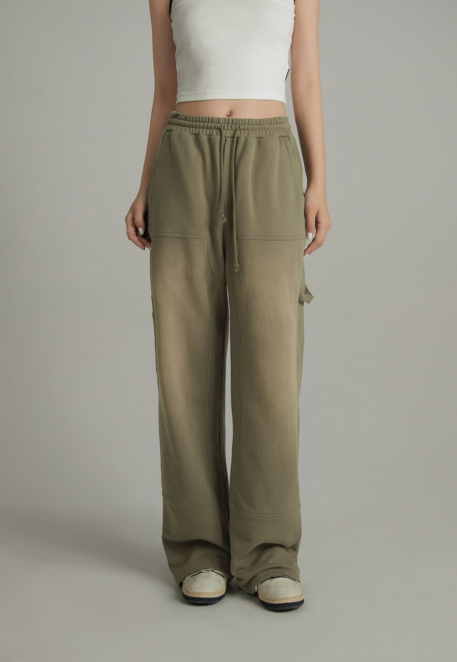 CHUU String Straight Casual Pants