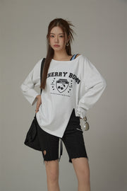 Cherry Bomb Split Loose Fit T-Shirt