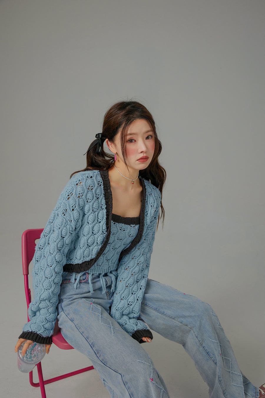 CHUU Positive Spark Knit Cardigan