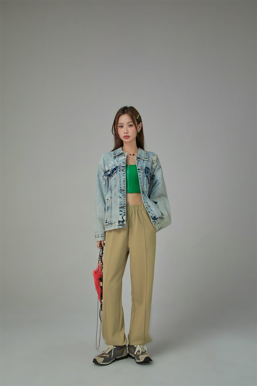 CHUU Simple Side Line Jogger Pants