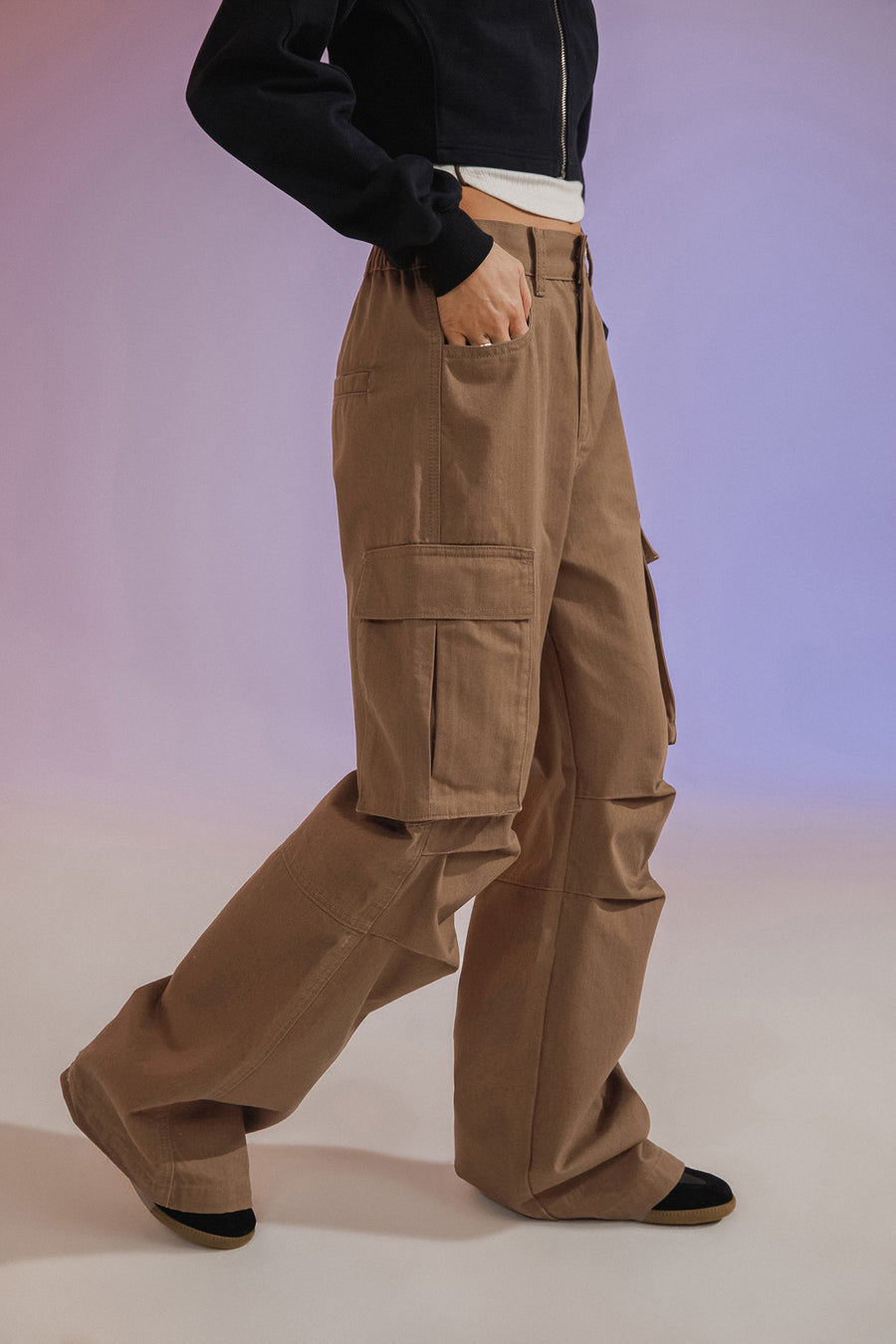 CHUU Cargo Wide Pants