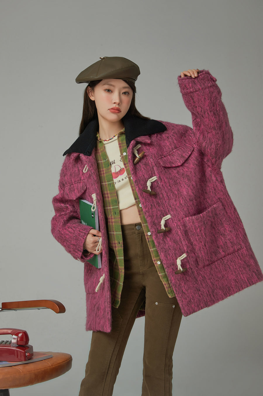 CHUU Young And Free Duffel Coat