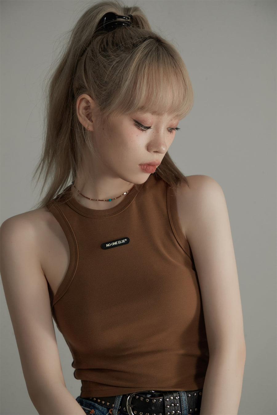 CHUU Basic Unbalanced Top