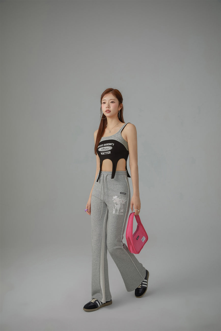 CHUU Size Doesnt Matter Sleeveless Crop Top