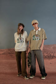 Skeleton Cowboy Polo T-Shirt