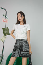 Born To Have Style Paisley Skirt