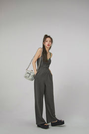 Corset Top Jogger Jumpsuit