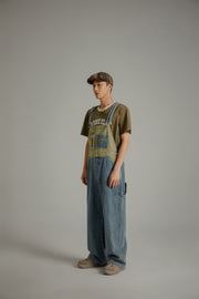 Vintage Oversize Denim Overalls