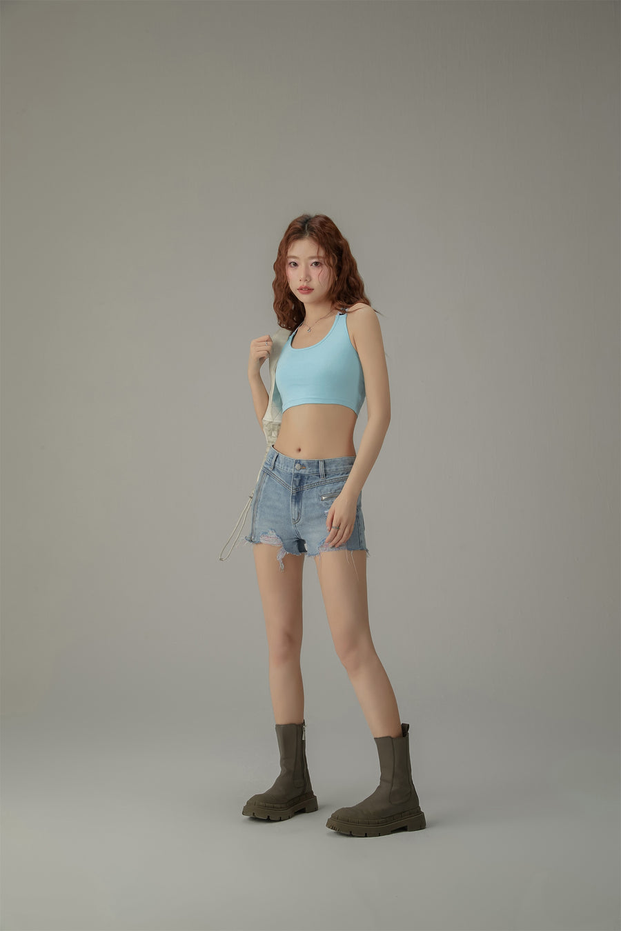 CHUU Backline Crisscross Bra Top