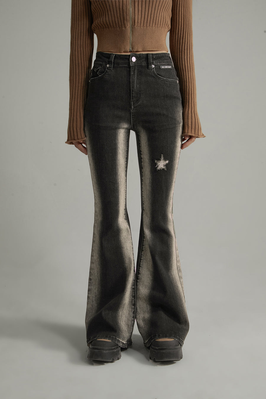 CHUU Vintage Bootcut Denim Jeans