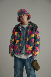 Shining Fleece Oversize Jacket