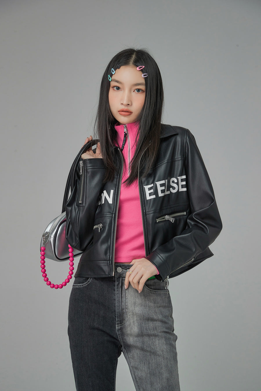 CHUU Completely Recreate Yourself Leather Jacket