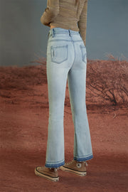 Not Your Average Bootcut Slit Denim Jeans