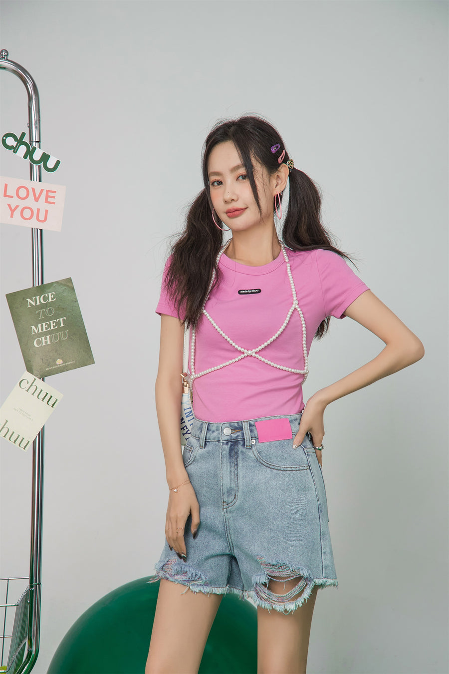 CHUU All Super Cute Cutout Top