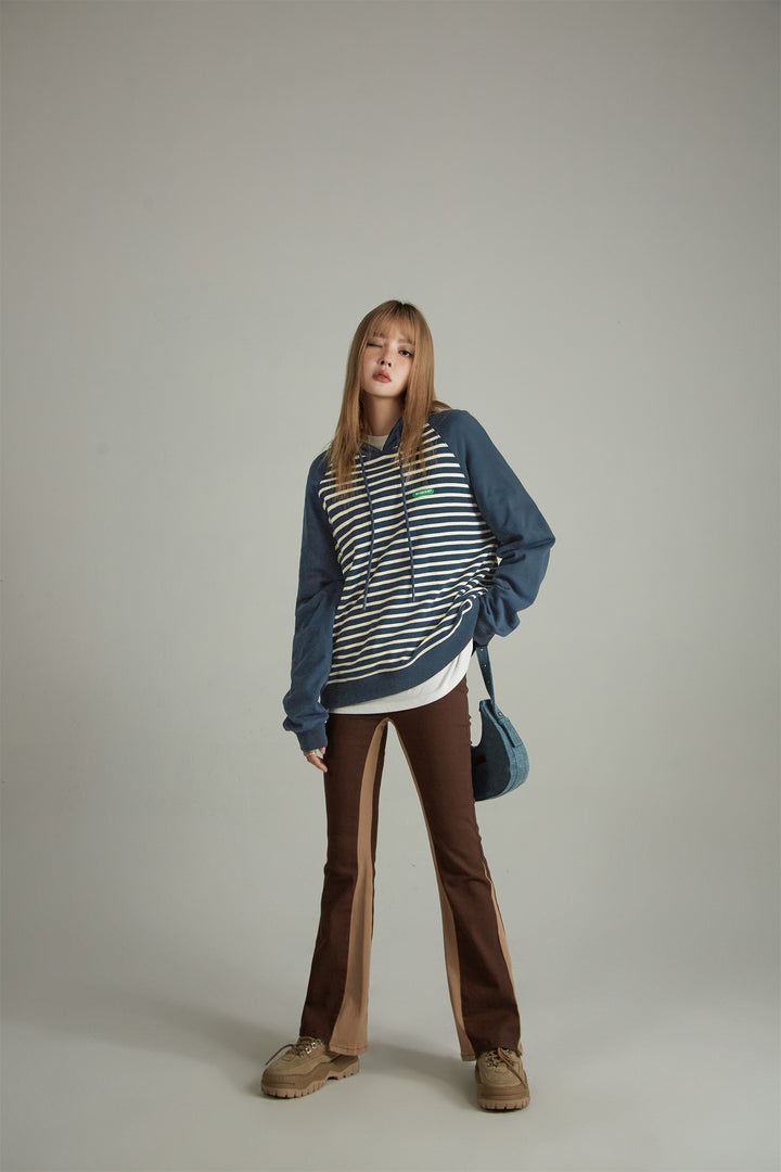 Striped Long Sleeve Sweatshirt