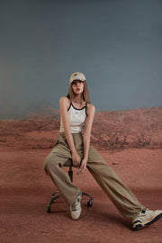 Simple Khaki Jogger Pants