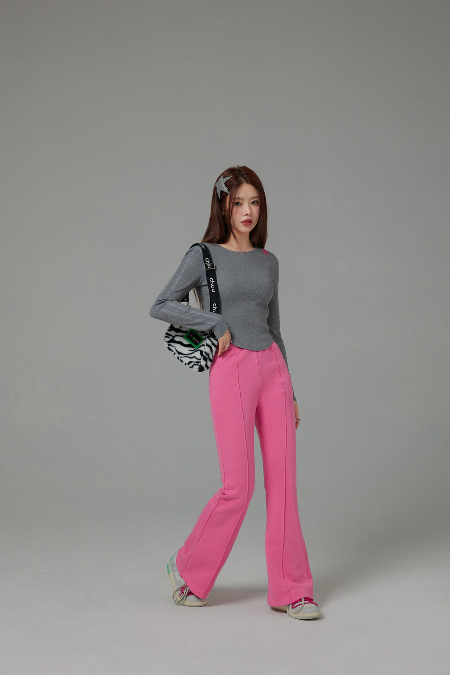 CHUU Exhilarating Slim Bootcut Jogger Pants