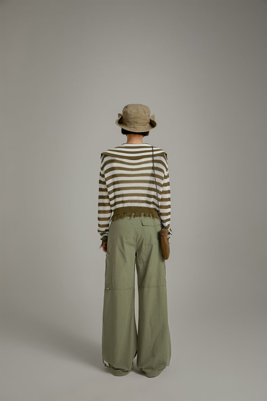 CHUU String Wide Cargo Pants