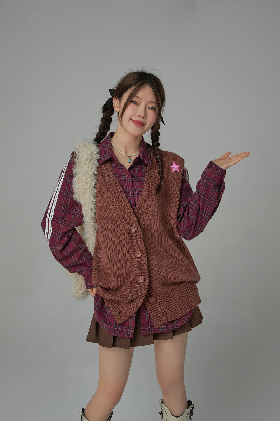 CHUU Anymore Overfit Button Vest