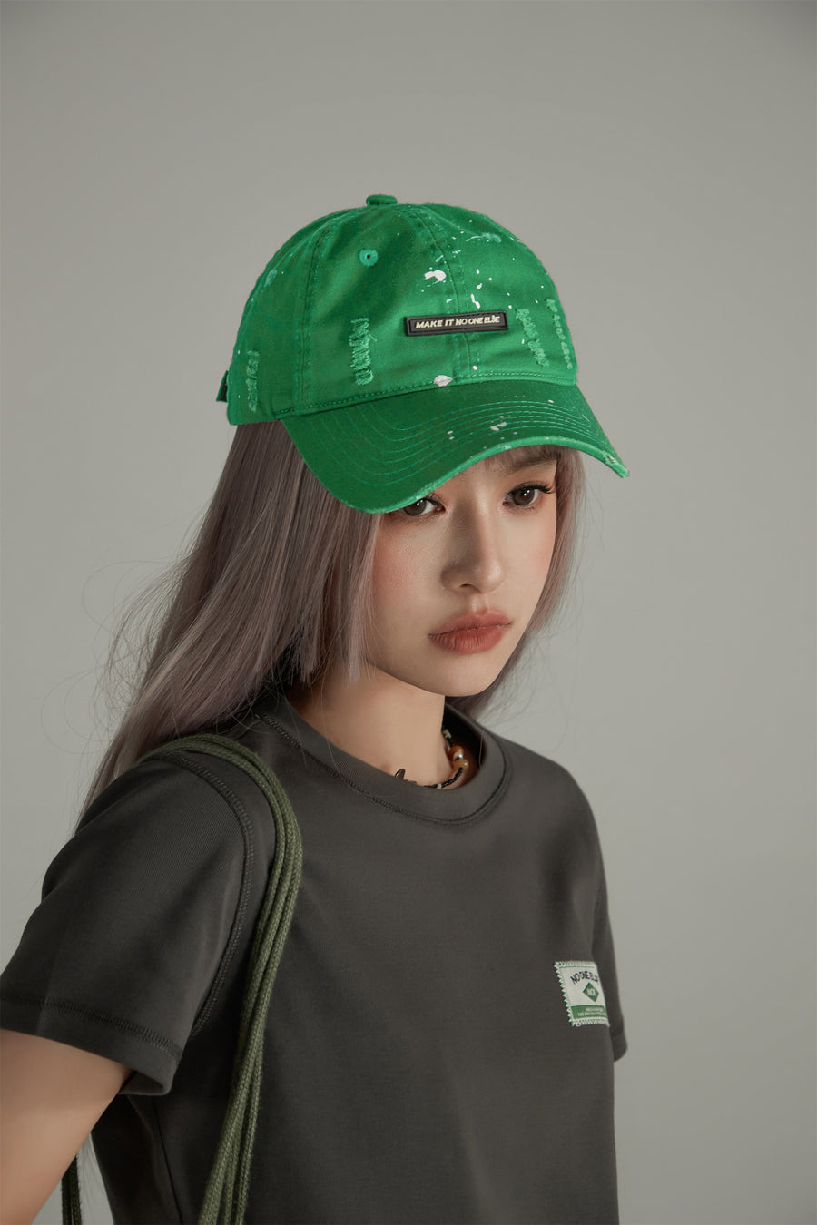 CHUU Distressed Ball Cap