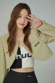 Unique Cropped Blazer Jacket