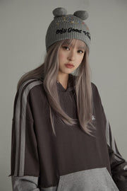 Color Matching Oversize Hoodie