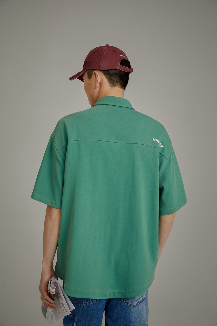 CHUU Embroidered Pocket Shirt