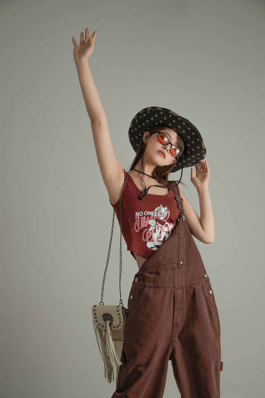 CHUU Dance Like No One Else Vintage Sleeveless Top