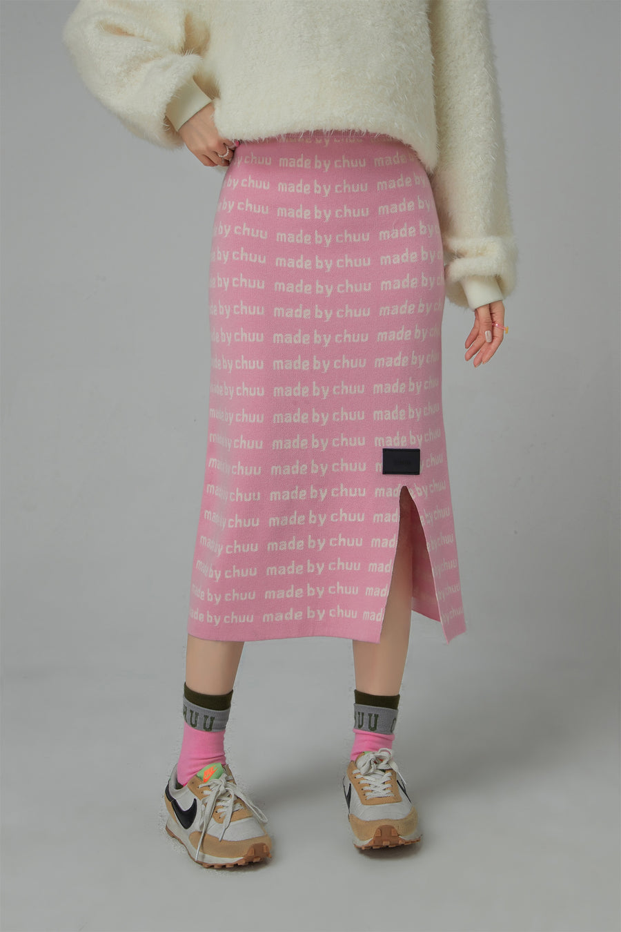 CHUU Made By Chuu Maxi Knit Skirt