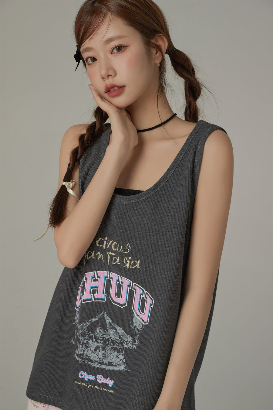 CHUU Colored Circus Fasntasia Sleeveless T-Shirt